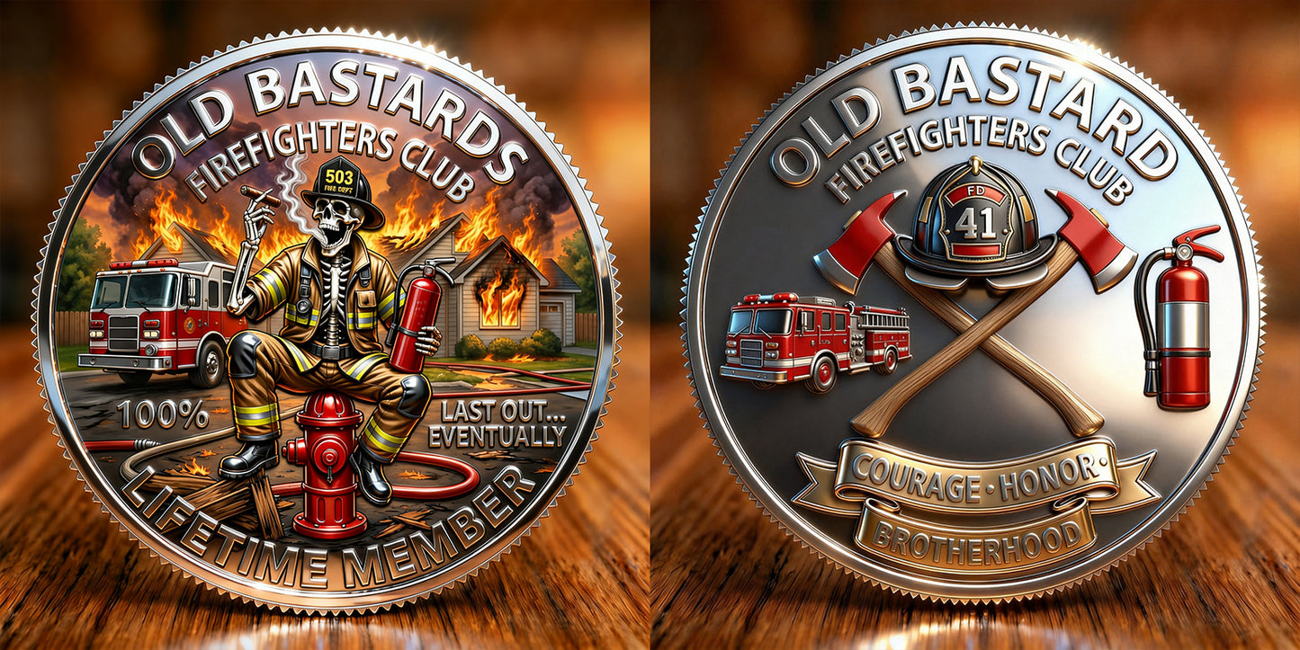 š„Last Day 60% OFF - Firefighters Club Honor Coin