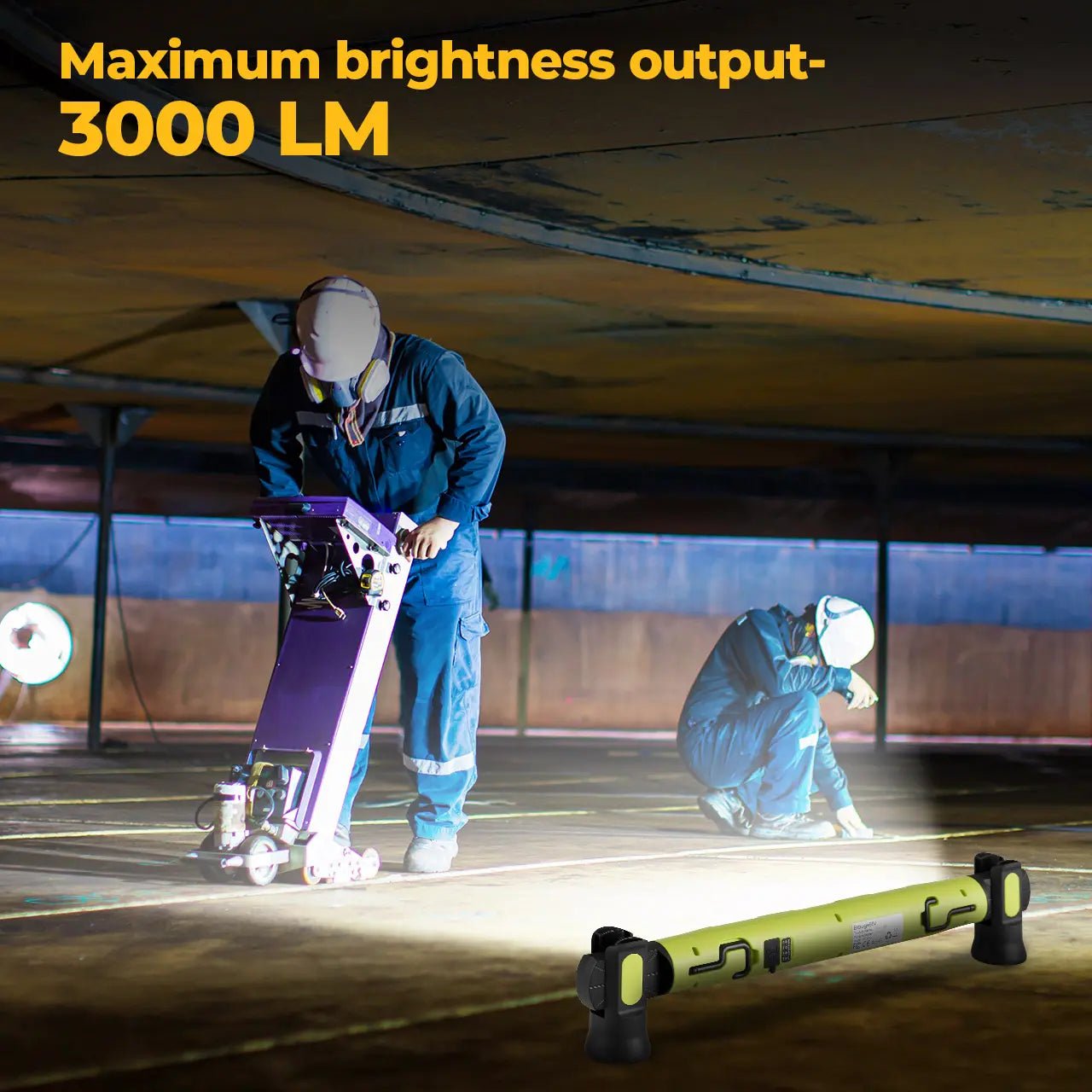 🎁 Father's Day Sale 49% OFF | 3000LM LED Magnetic Work Light Bar • 5200mAh Cordless • Hooks & Magnetic Base 🔧