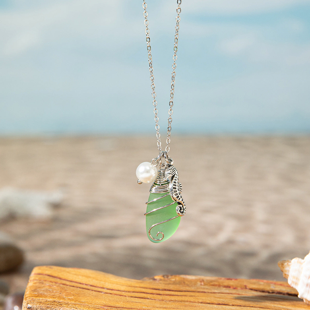 ๐2025 Specical Gift๐Sea Glass Necklaces