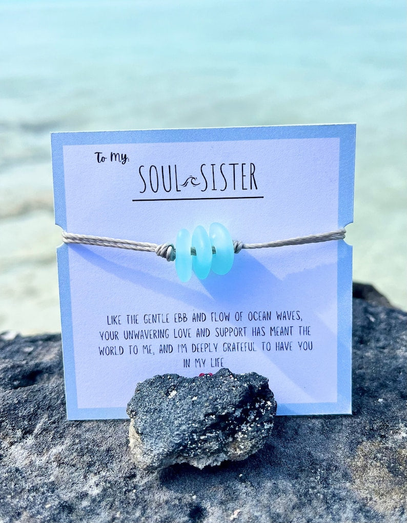 Soul Sister Sea Glass Bracelet