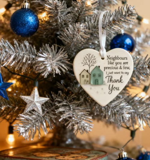 🌊Heart-Shaped Sea Glass Decor-✨ Friendship & 🏠Thank Your Neighbors💝