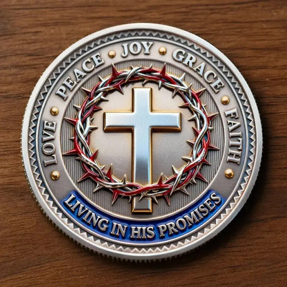 Last Day 50% OFF - The True Light John 1:9 Faith-Inspired Collector Coin