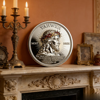 Last Day 50% OFF - The True Light John 1:9 Faith-Inspired Collector Coin
