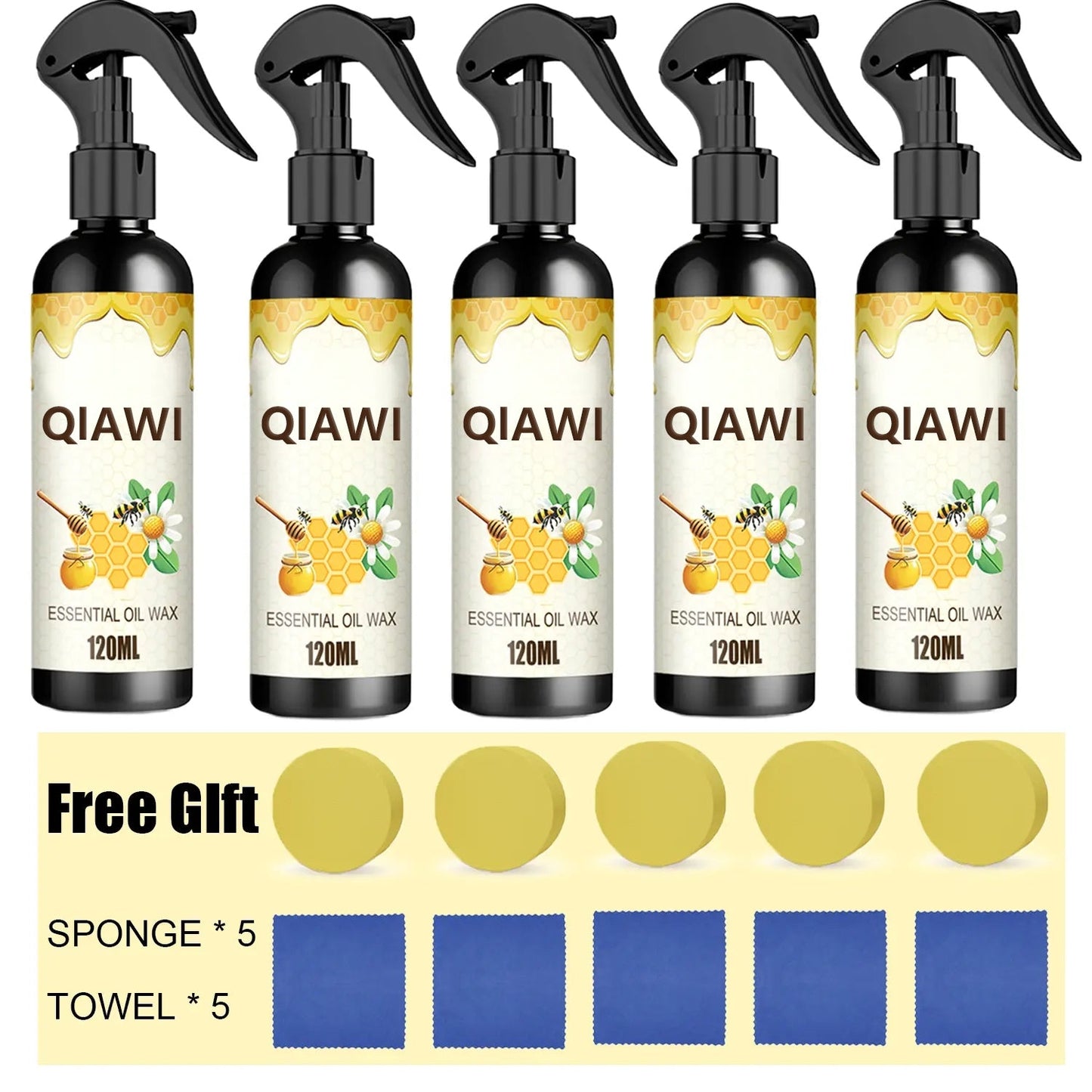 🔥Final 6 Hours 50% OFF QIAWI Wood Restore Spray – Non-Greasy & Anti-Dust