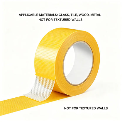 💪 Heavy-Duty Adhesive Tape That Makes Home Organization Easier, Removable No Residue