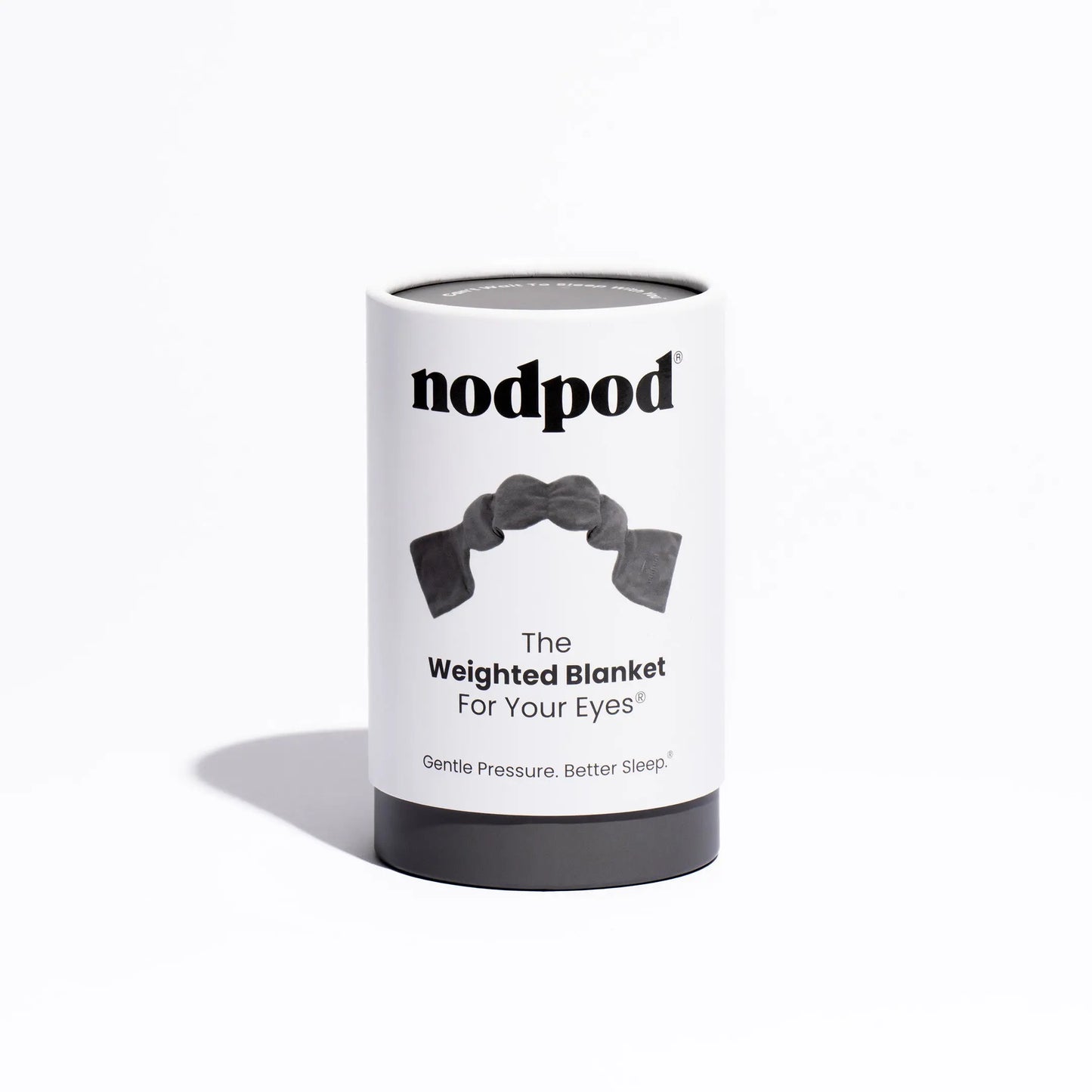 Nodpod Sleep Mask - The Weighted Blanket For Your Eyes, Calming Eyemask for Deep Sleep, Side-Sleeping Friendly, 100% Blackout, Patented Strap-Free Design