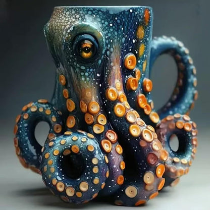 🐙Handmade Cthulhu-Inspired Pirate Mug