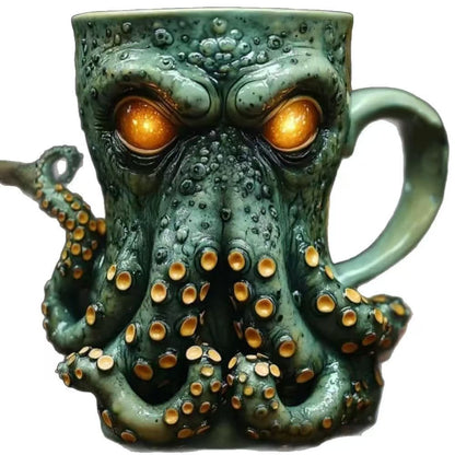 🐙Handmade Cthulhu-Inspired Pirate Mug