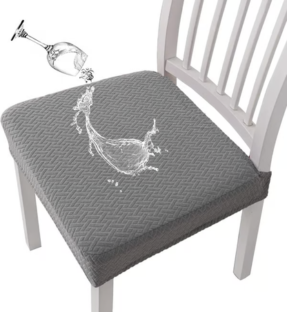 ✨Premium Waterproof Jacquard Chair Seat Cover-Durable Stretch Fit & Easy-Clean Protection