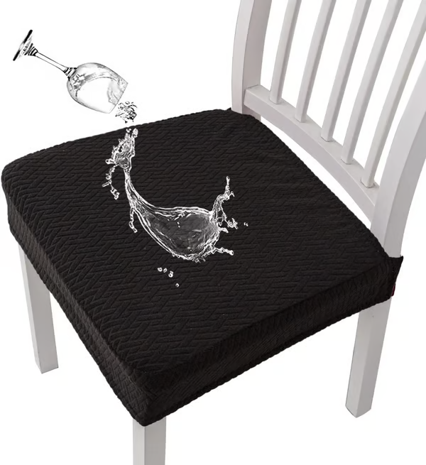 ✨Premium Waterproof Jacquard Chair Seat Cover-Durable Stretch Fit & Easy-Clean Protection