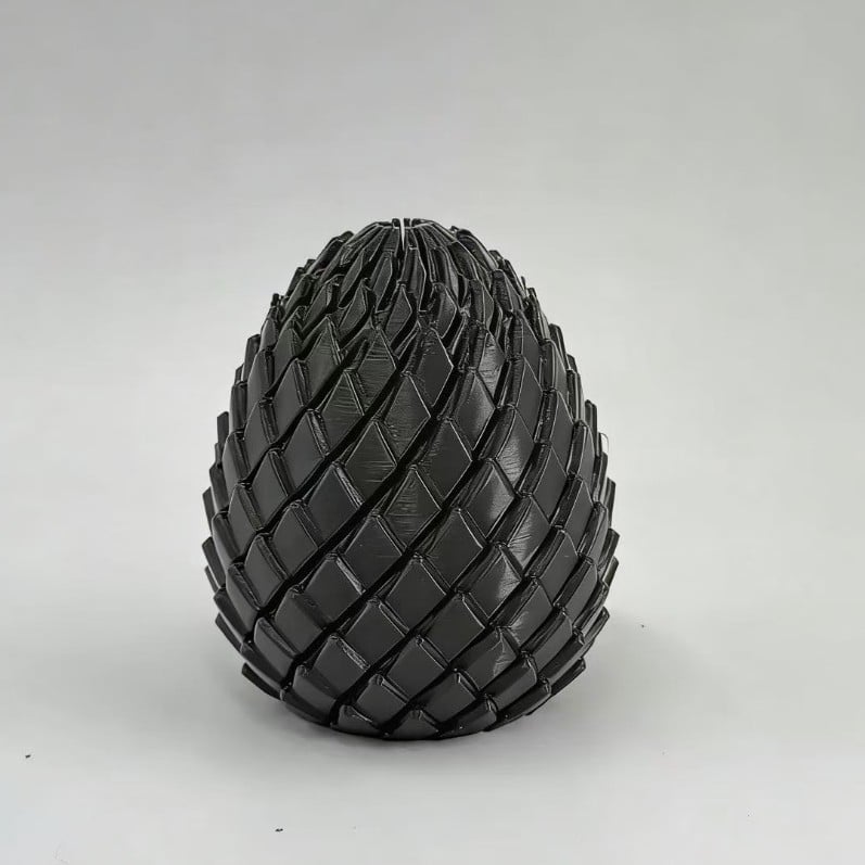 3D Printed Twisty Fidget Dragon egg