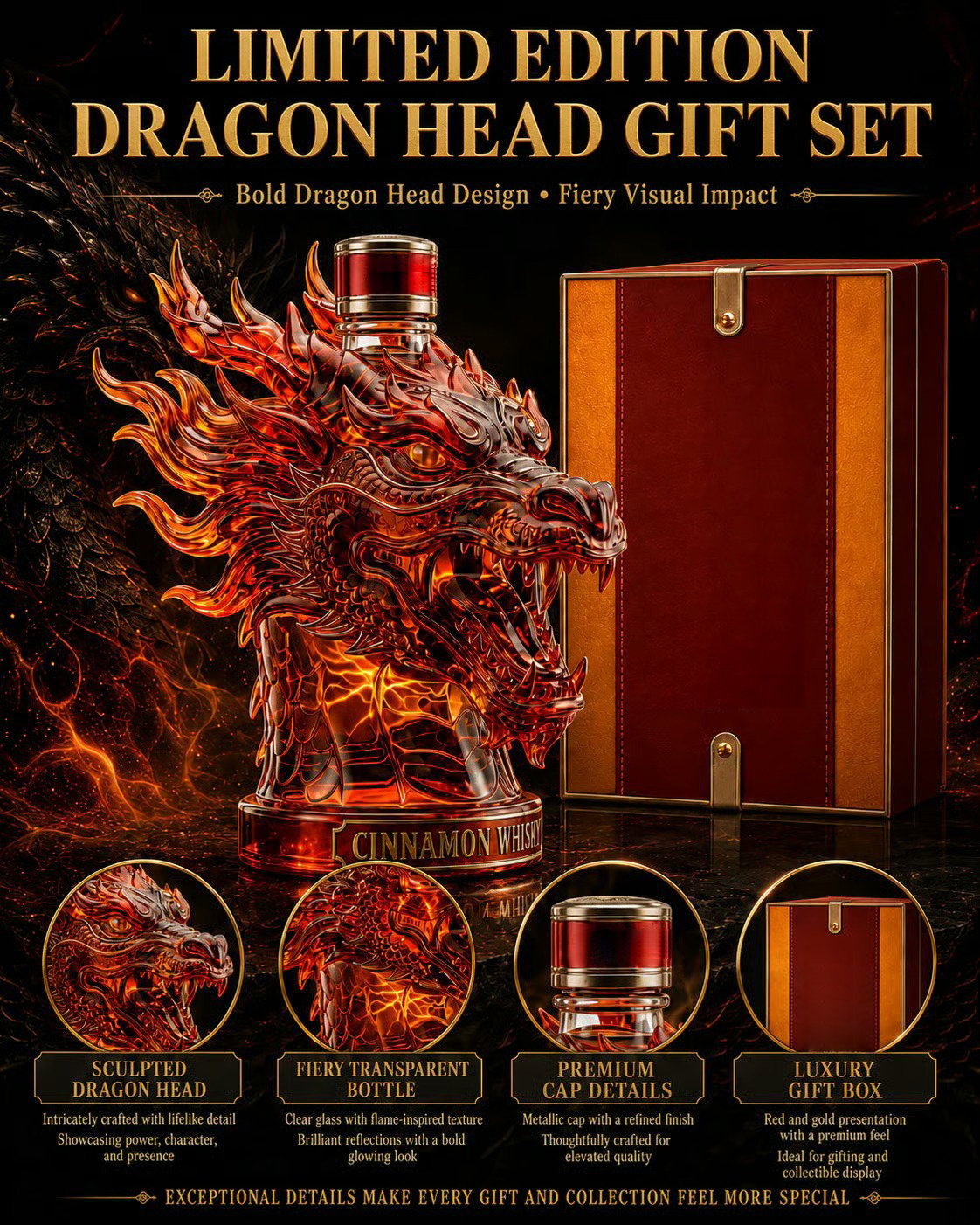 🔥HOT SALE 49% OFF - Whiskey Decanter - Dragon Edition