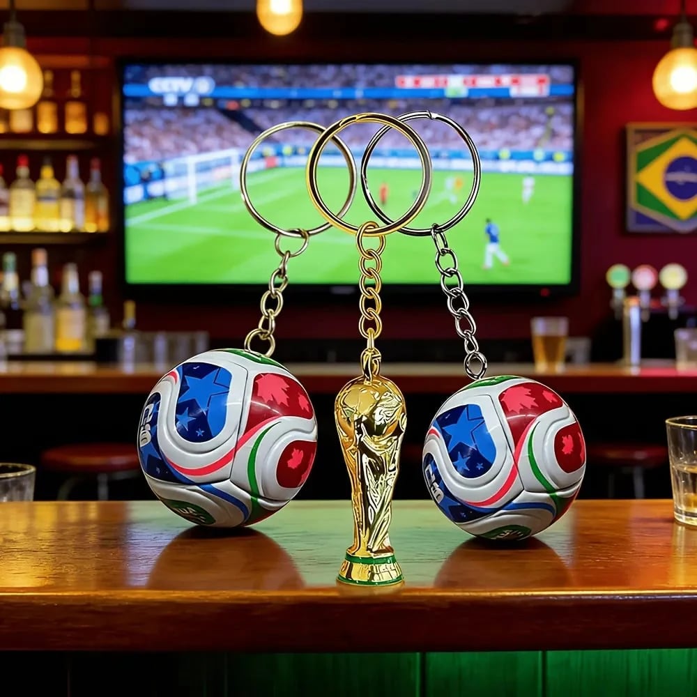 ⚽2026 FIFA World Cup USA-MEX-CAN Keychain: Carry the Spirit of the Game Everywhere ✨