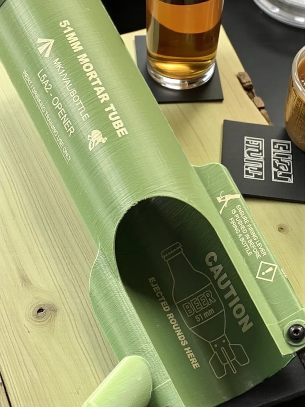 🍻51mm Beer Bottle Mortar Bottle Opener🚀– Novelty Cap-Launching Desk & Bar Accessory🔥Buy 2 Free Shipping