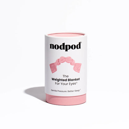 Nodpod Sleep Mask - The Weighted Blanket For Your Eyes, Calming Eyemask for Deep Sleep, Side-Sleeping Friendly, 100% Blackout, Patented Strap-Free Design