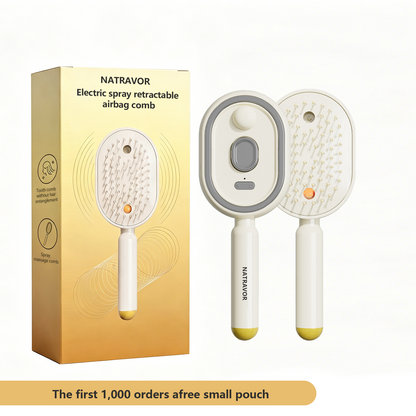 💫SAVE 50% NOW✨Steam Mist Straightening Comb – Easy Salon-Like Hair
