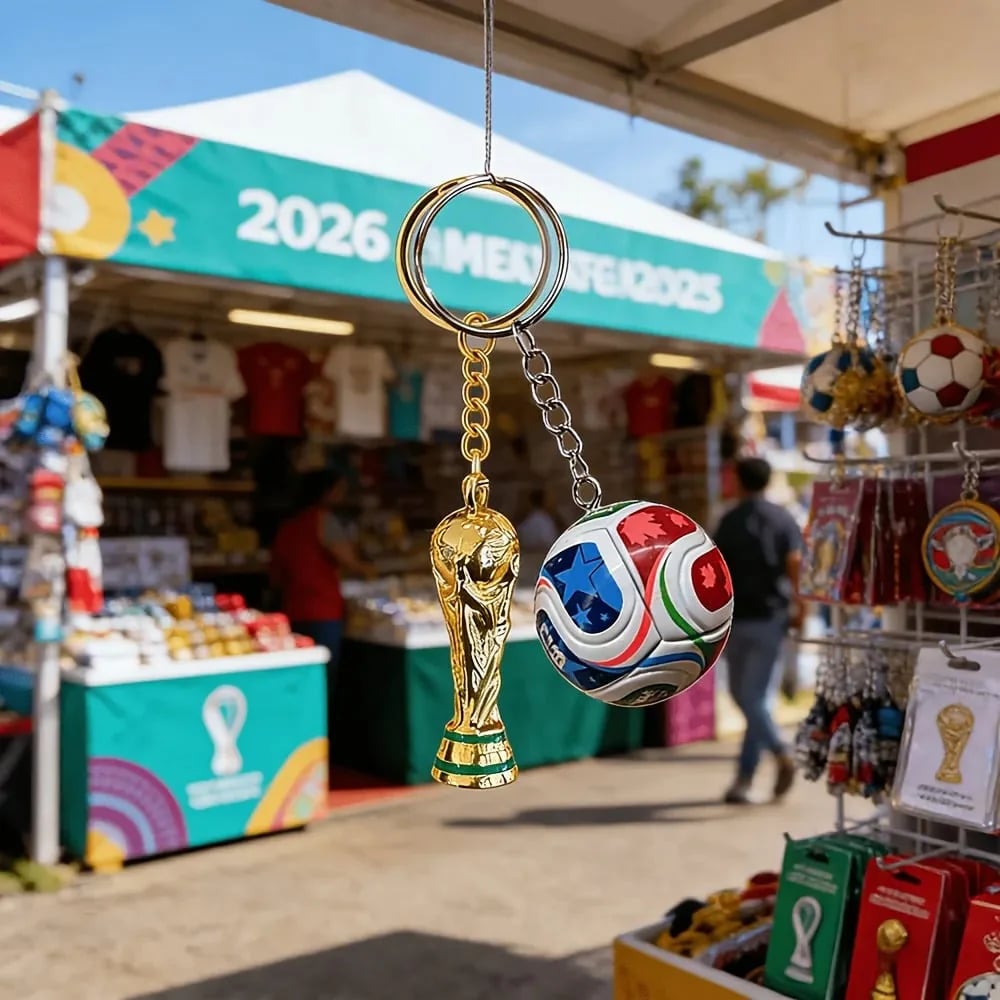 ⚽2026 FIFA World Cup USA-MEX-CAN Keychain: Carry the Spirit of the Game Everywhere ✨