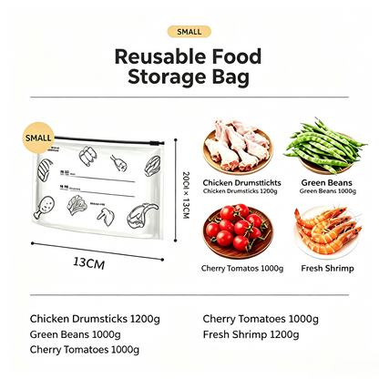 🥦Reusable Aluminum Foil Sealable Storage Bags