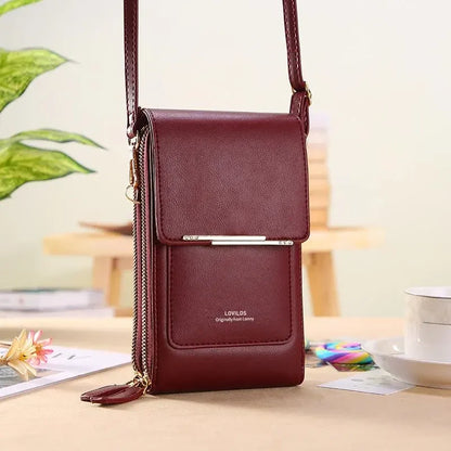 🔥Final 3 Hours: 60% OFF LOVILDS™2026 Trendy Minimalist Elegant Women's Touchscreen Crossbody Phone Wallet