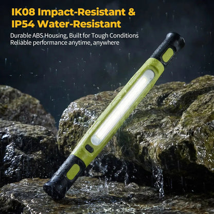 🎁 Father's Day Sale 49% OFF | 3000LM LED Magnetic Work Light Bar • 5200mAh Cordless • Hooks & Magnetic Base 🔧