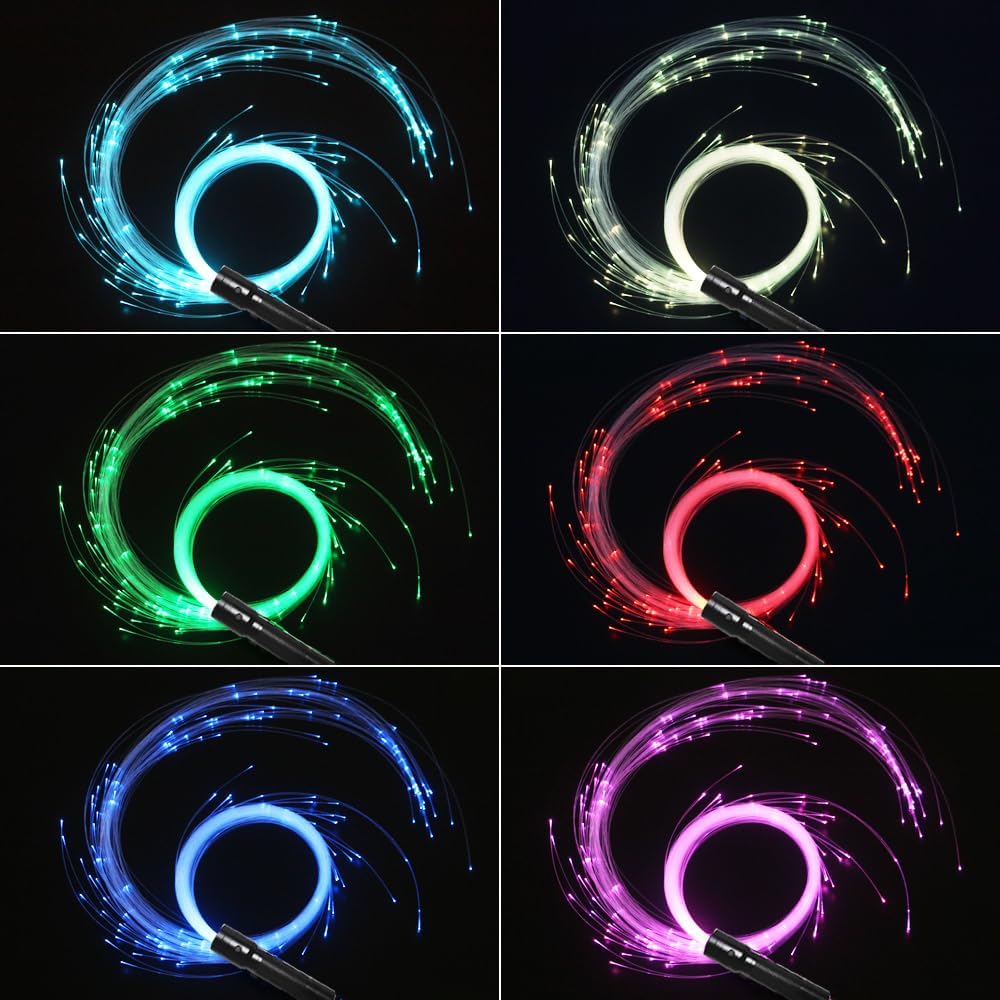 🌈LED Fiber Optic Whip Light💃