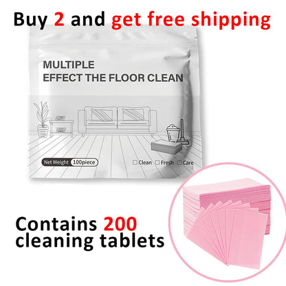 🧼Multi-Purpose Floor Cleaning Sheets – Concentrated Dissolvable Cleaning Tablets for Hardwood & Tile Floors