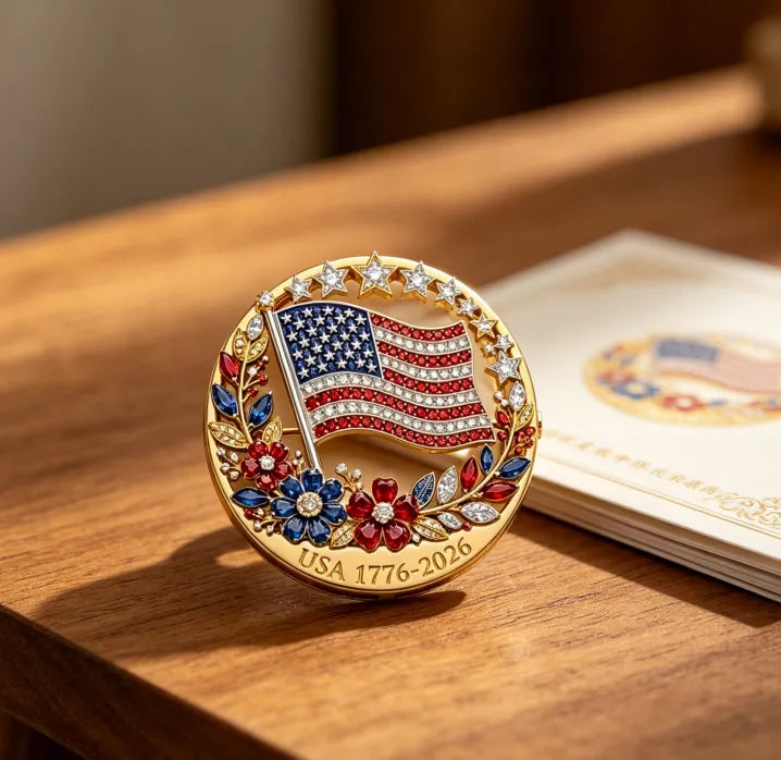 America’s 250th Anniversary Commemorative Brooch