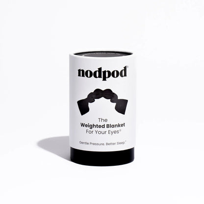 Nodpod Sleep Mask - The Weighted Blanket For Your Eyes, Calming Eyemask for Deep Sleep, Side-Sleeping Friendly, 100% Blackout, Patented Strap-Free Design