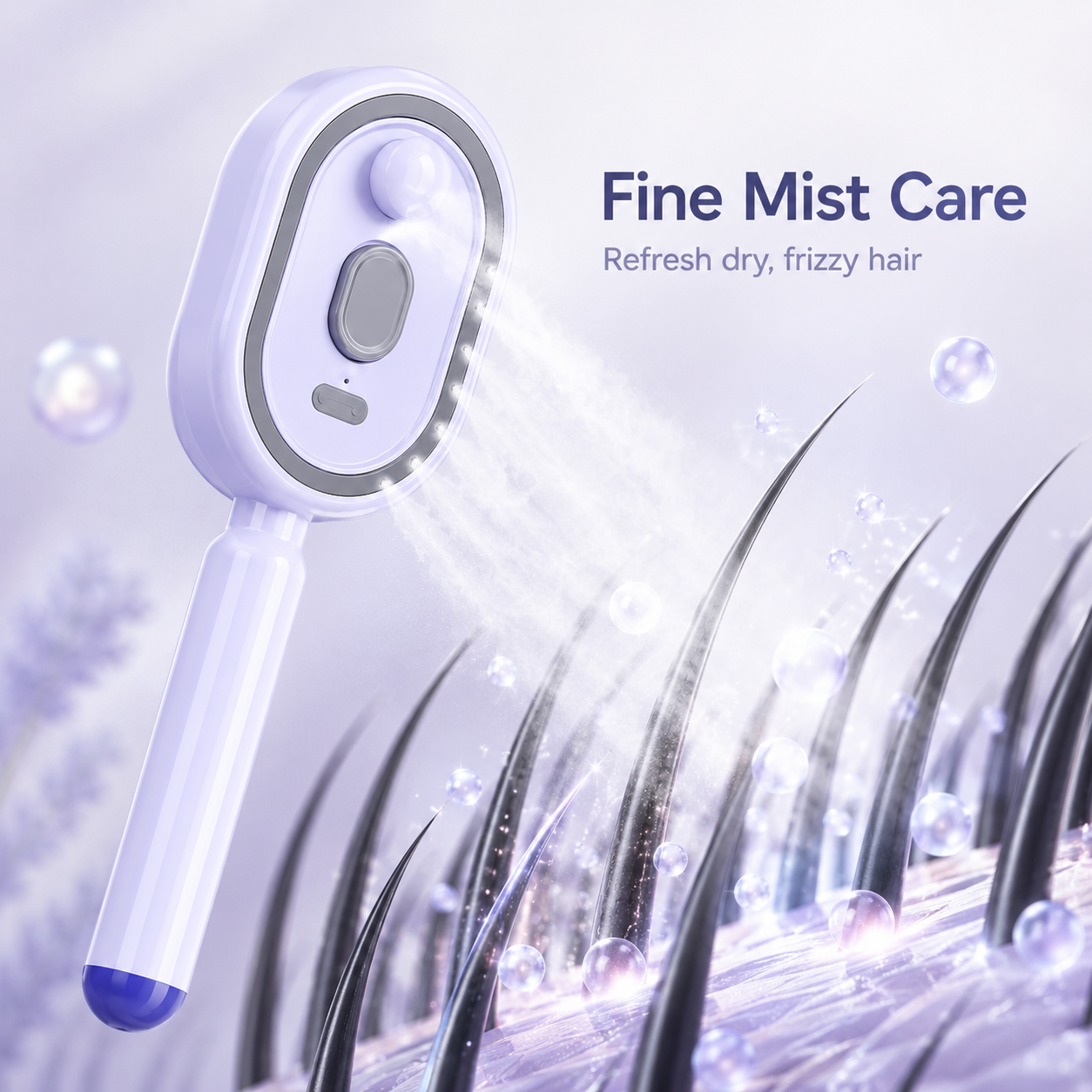 💫SAVE 50% NOW✨Steam Mist Straightening Comb – Easy Salon-Like Hair