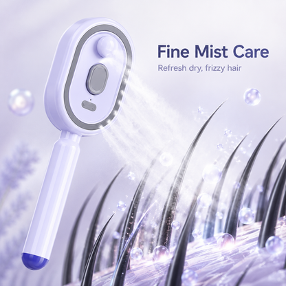 💫SAVE 50% NOW✨Steam Mist Straightening Comb – Easy Salon-Like Hair
