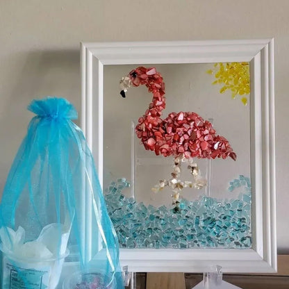 2024 New Sea Glass Art Kit for Adults - DIY Resin Beach Photo Frame, Home Decoration Kit (Sea Turtles)