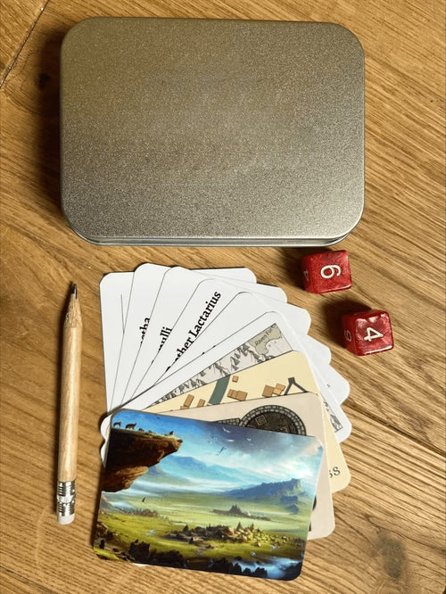 Minimalist Pocket RPG in a Tin Box