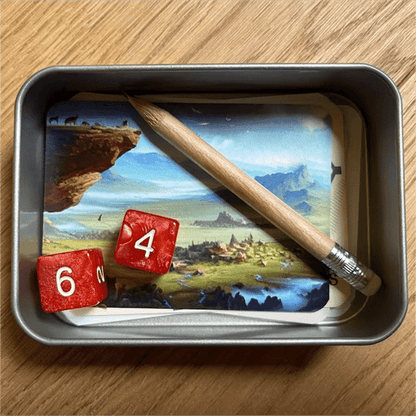 Minimalist Pocket RPG in a Tin Box