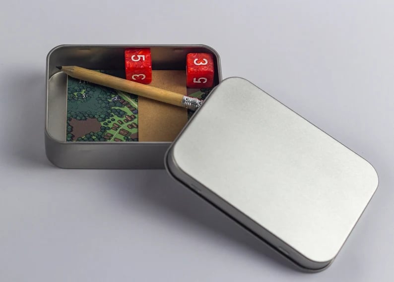Minimalist Pocket RPG in a Tin Box