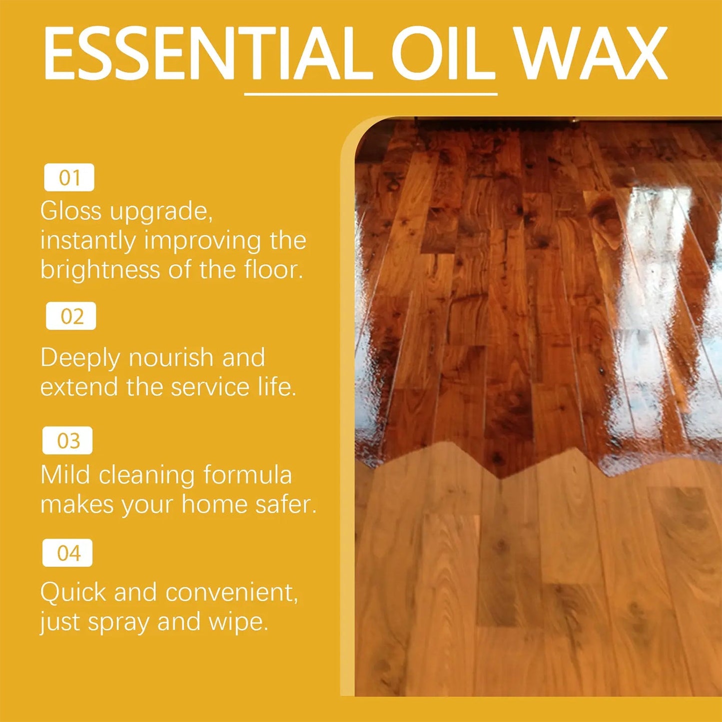 🔥Final 6 Hours 50% OFF QIAWI Wood Restore Spray – Non-Greasy & Anti-Dust