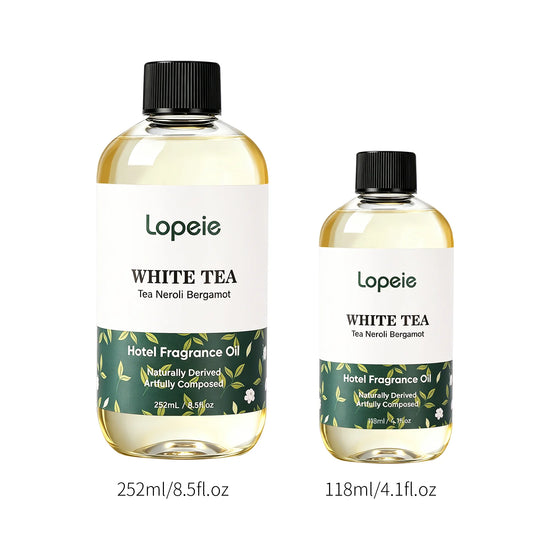 Lopeie  Hotel Diffuser Oil Refill Inspired by The Ritz-Carlton Hotel - 118ml 4.1 fl oz - Aromatherapy Essential Oil-White Tea,