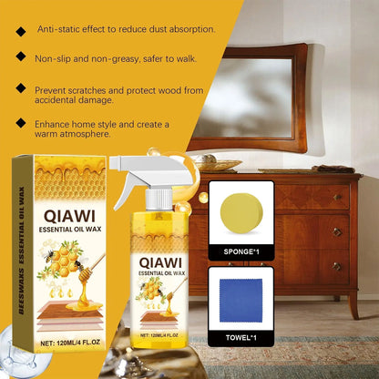 🔥Final 6 Hours 50% OFF QIAWI Wood Restore Spray – Non-Greasy & Anti-Dust