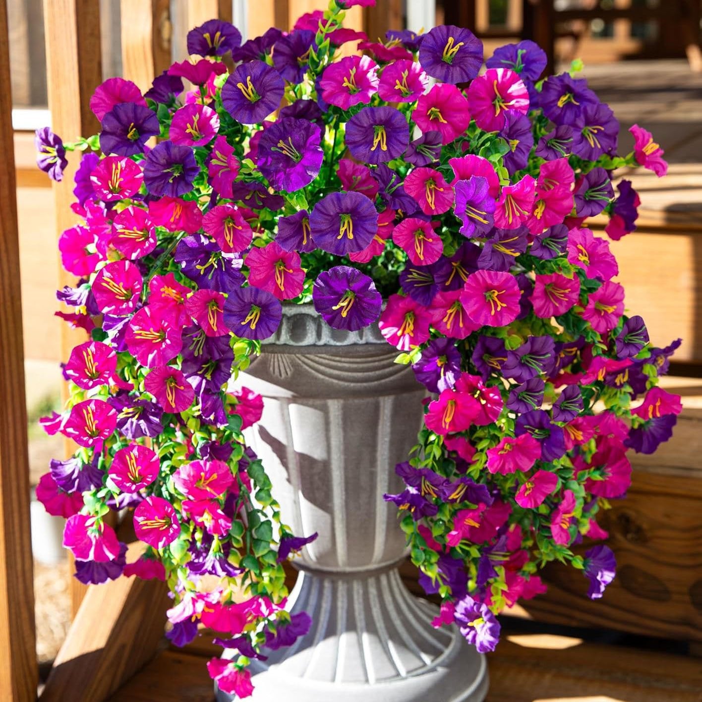 Artificial Flower , Faux Flower, Decorative Flower for Home Garden, Porch, Window Box, Yard and Seasonal Celebrations