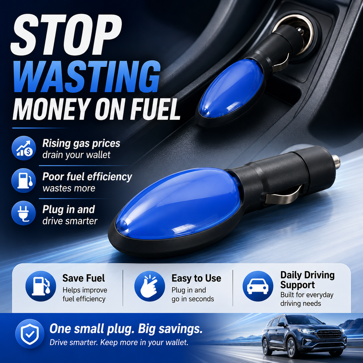 👑70% OFF💥 2026 New Smart Fuel Saver Plug-and-Play & Save Up to 30%