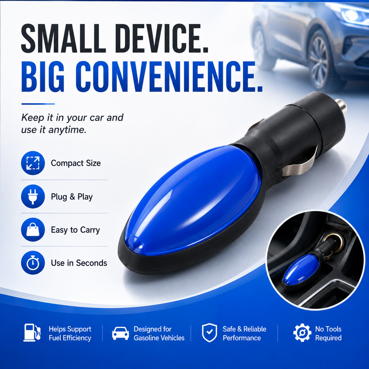 👑70% OFF💥 2026 New Smart Fuel Saver Plug-and-Play & Save Up to 30%