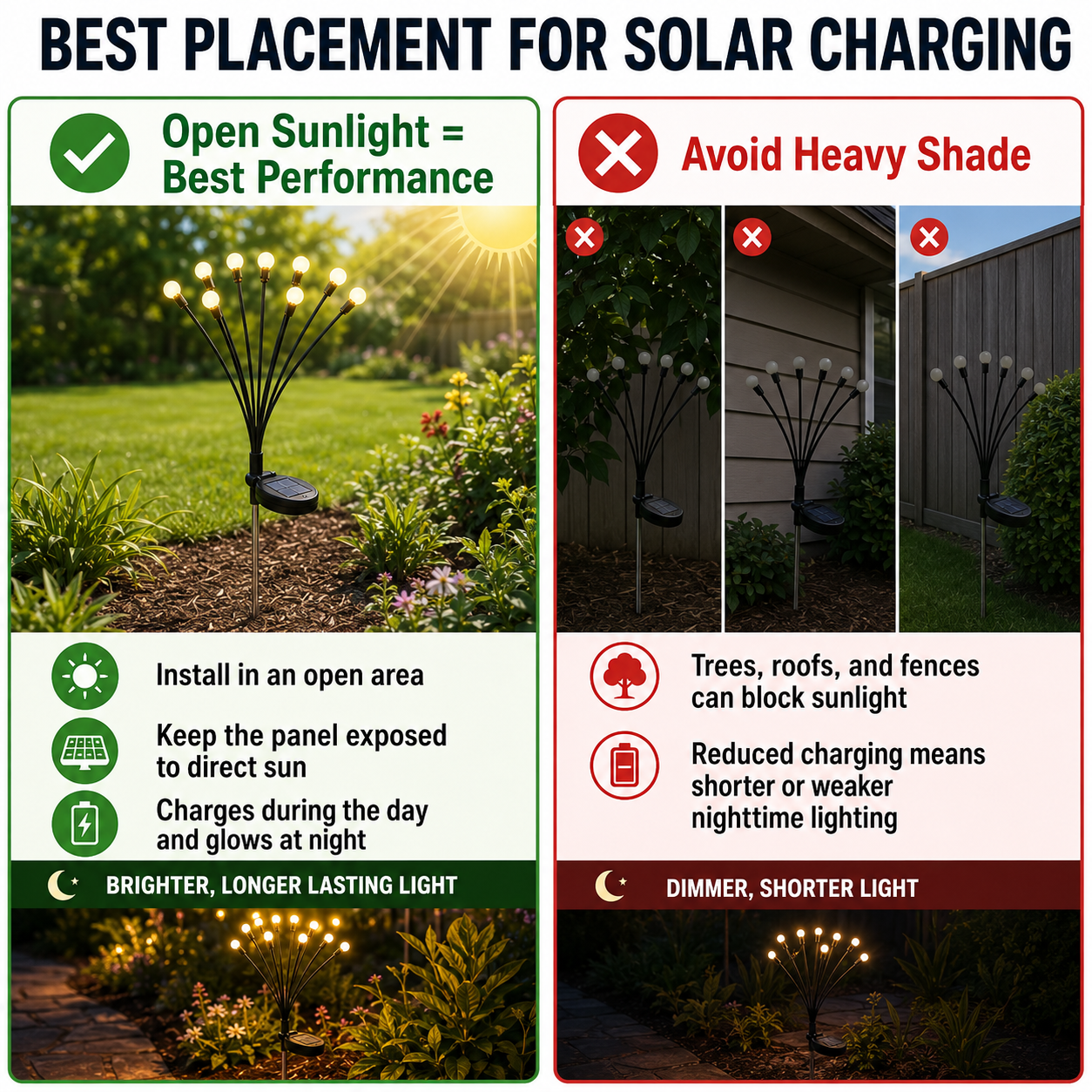 🔥LAST DAY Buy 1Get 1FREE 🌙 Outdoor Solar Firefly Lights – Magical Garden Decor Day & Night