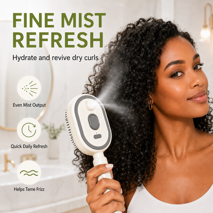 💫SAVE 50% NOW✨Steam Mist Straightening Comb – Easy Salon-Like Hair