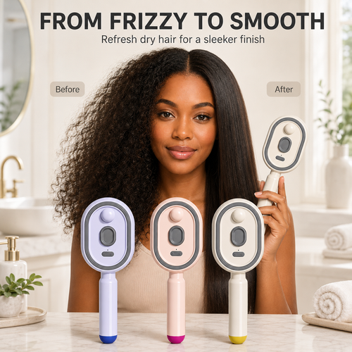 💫SAVE 50% NOW✨Steam Mist Straightening Comb – Easy Salon-Like Hair