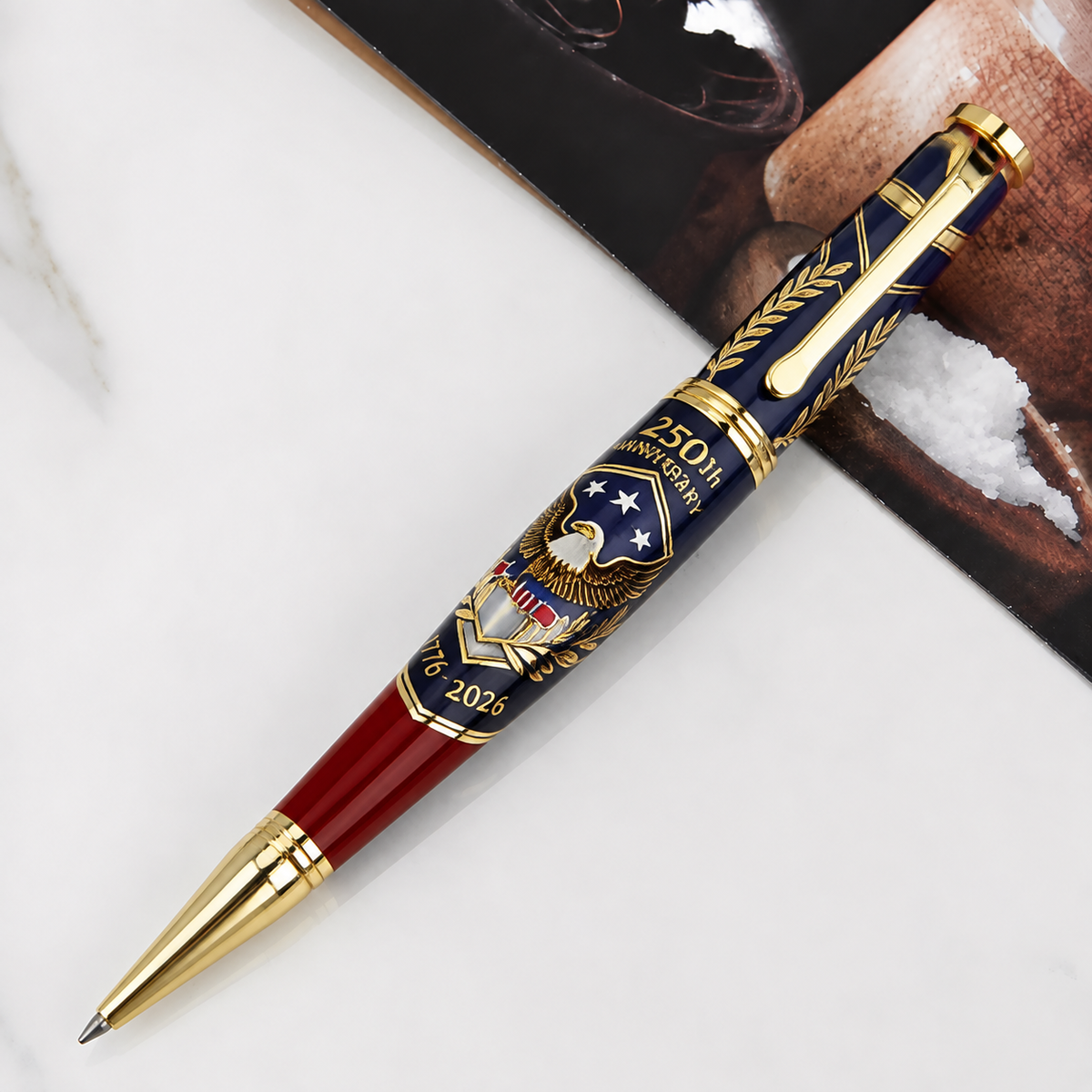 🖊Handcrafted by Jake Wilson 🖊 Bolt-Action Wooden Pen™ | Real Wood & Precision Metalwork