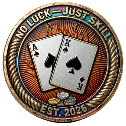 🔥 LIMITED EDITION — “OLD BASTARDS” POKER CLUB COMMEMORATIVE COIN 🃏