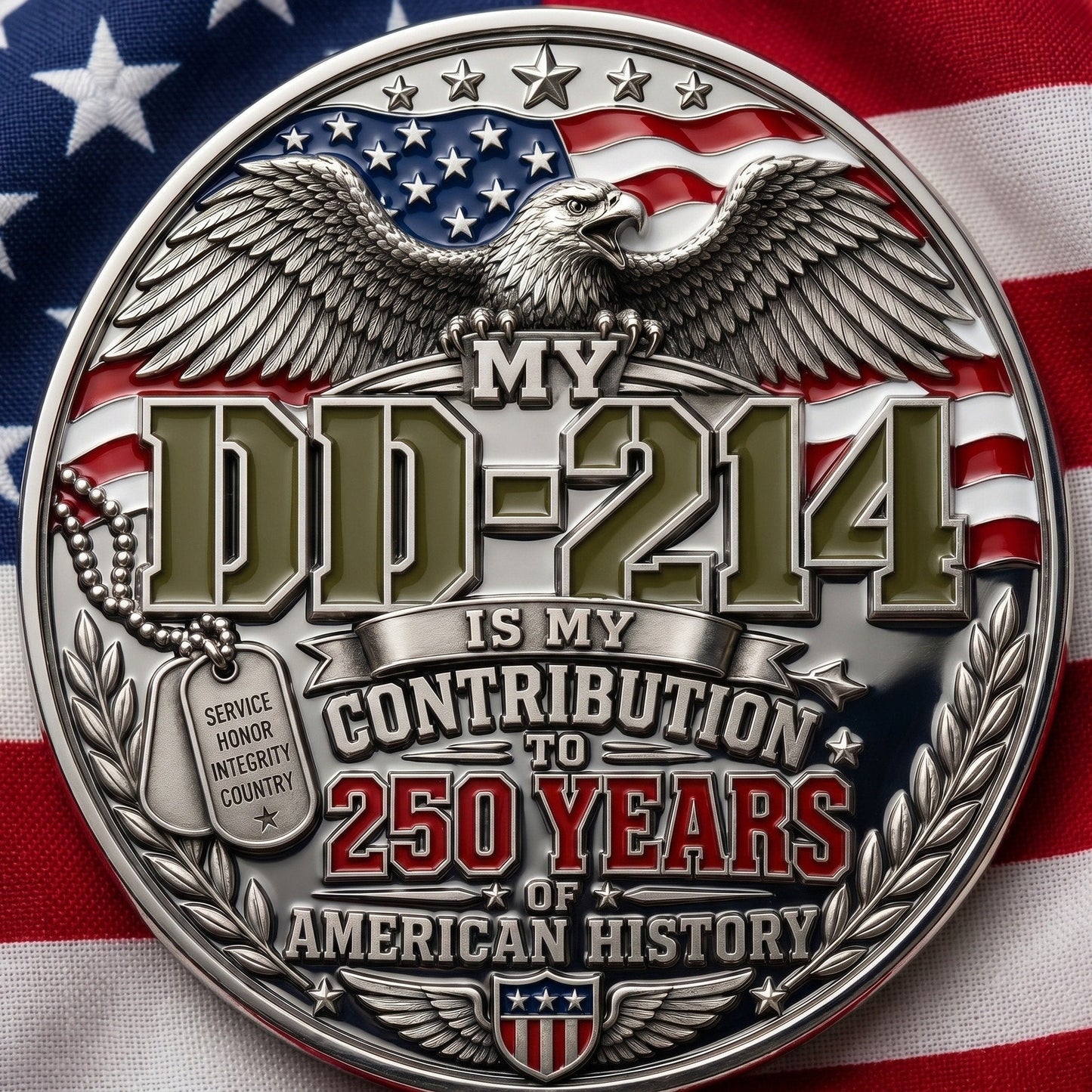 ⚡Last Day 60% OFF - DD-214 Veteran Pride Coin