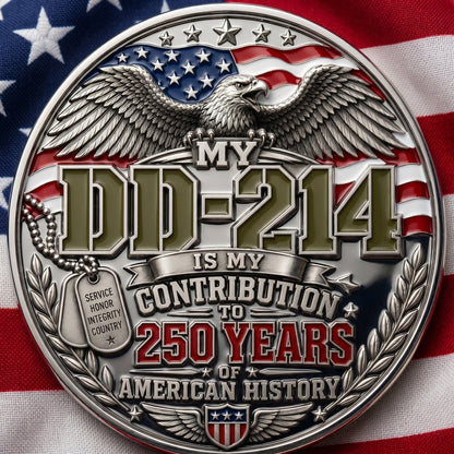 ⚡Last Day 60% OFF - DD-214 Veteran Pride Coin