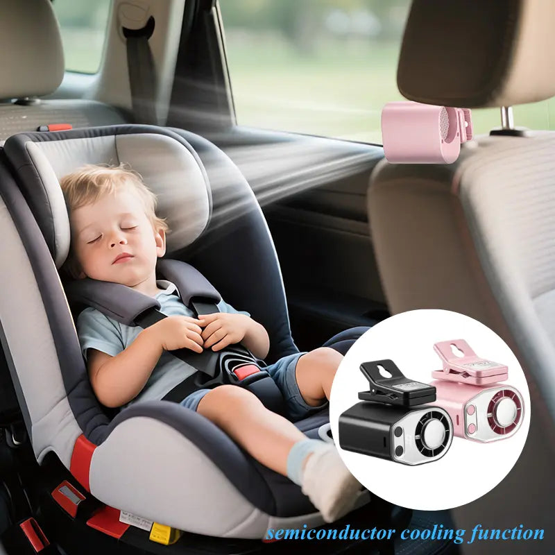 🔥50% OFF Today🎁 Stay Cool This Summer –  2026 Car Clip-On Fan