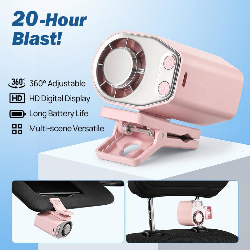 🔥50% OFF Today🎁 Stay Cool This Summer –  2026 Car Clip-On Fan