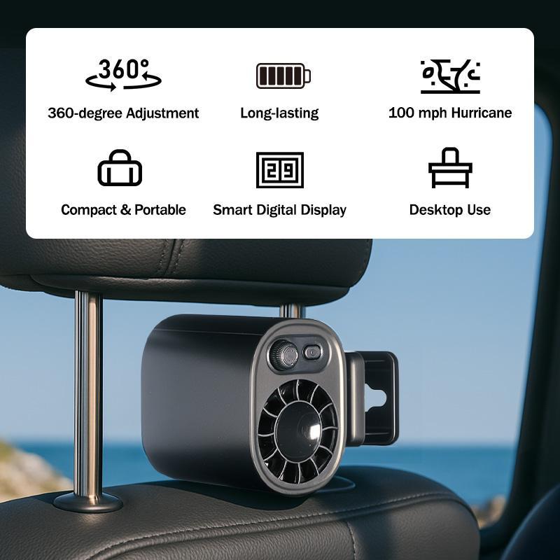 🔥50% OFF Today🎁 Stay Cool This Summer –  2026 Car Clip-On Fan